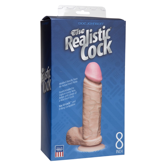 Picture of THE REALISTIC COCK 8" FLESH