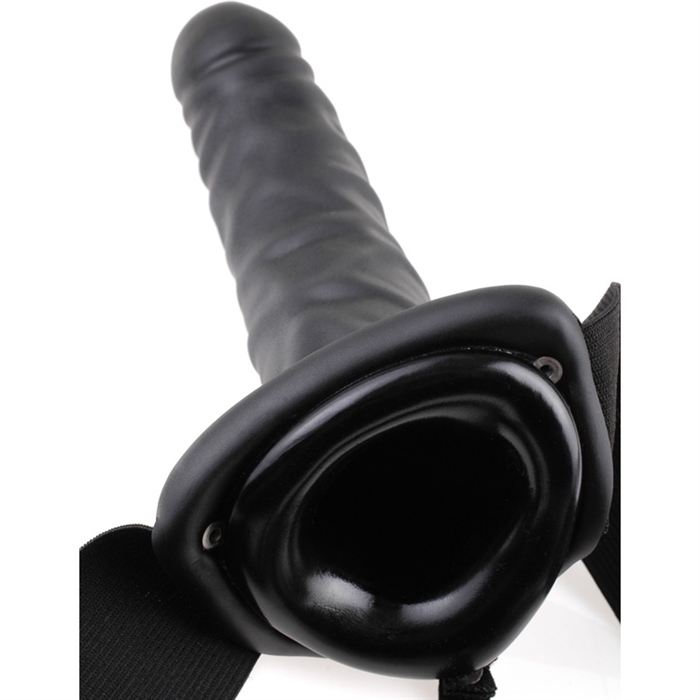 Picture of FF 8IN VIBRATING HOLLOW STRAP-ON