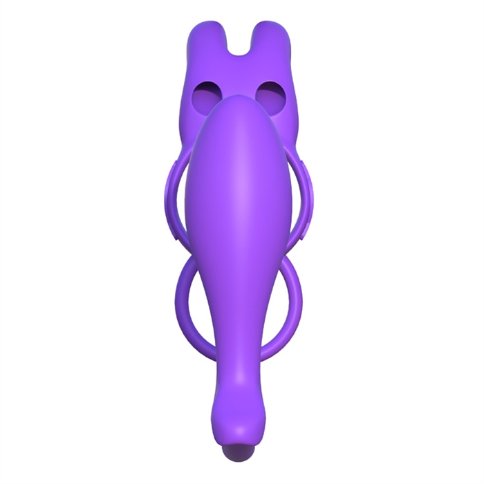 Picture of C-RINGZ ASS-GASM VIBRATING RABBIT PURPLE