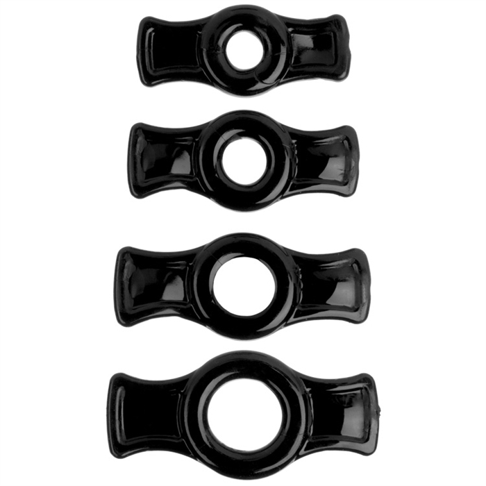 Picture of TITANMEN TOOLS COCK RING SET BLACK