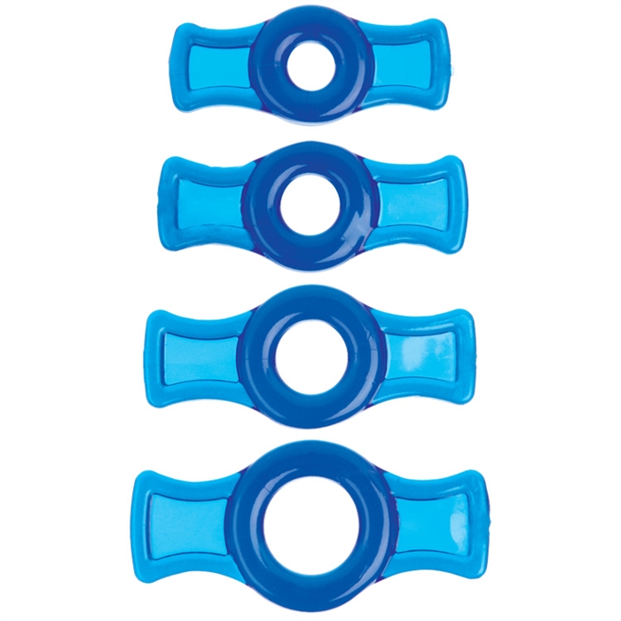 Picture of TITANMEN TOOLS COCK RING SET BLUE