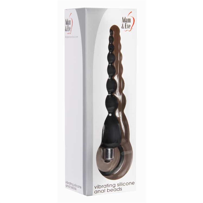 Picture of VIBRATING SILICONE ANAL BEADS BLACK