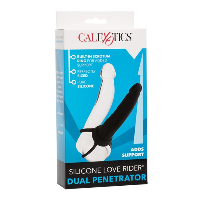 Picture of Silicone Love Rider Dual Penetrator - Black