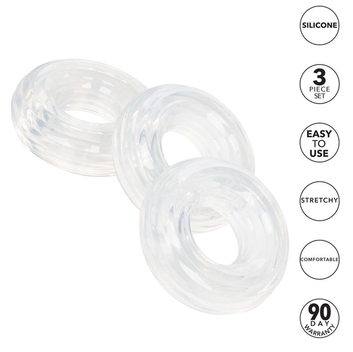 Picture of Set of 3 Silicone Stacker Rings