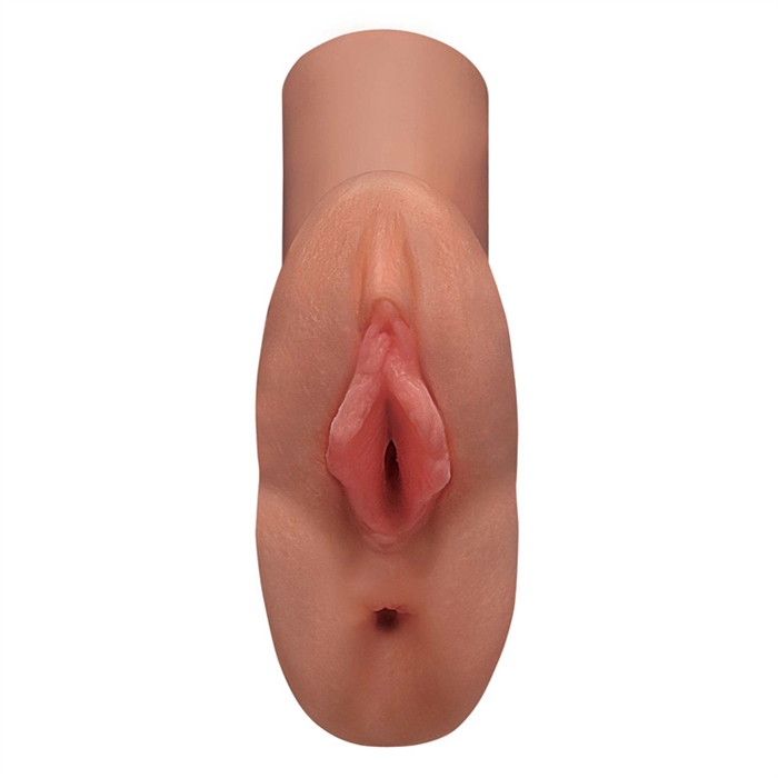 Picture of PDX Plus   Perfect Pussy Double Stroker   Tan