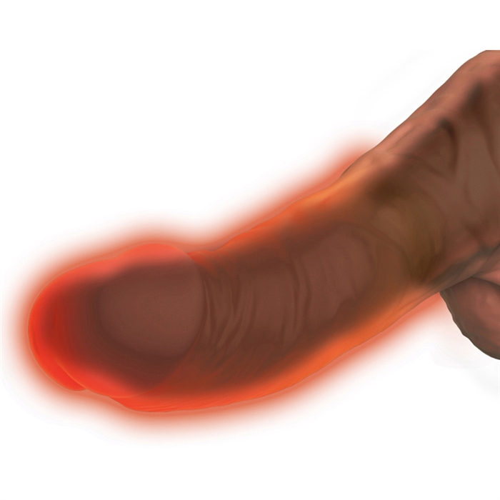 Picture of King Cock 7.5" Thrusting Cock With Balls - Brown