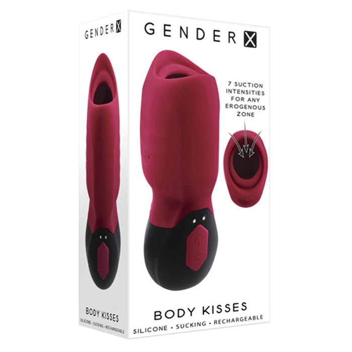 Picture of Body Kisses - Red - Silicone Rechargeable