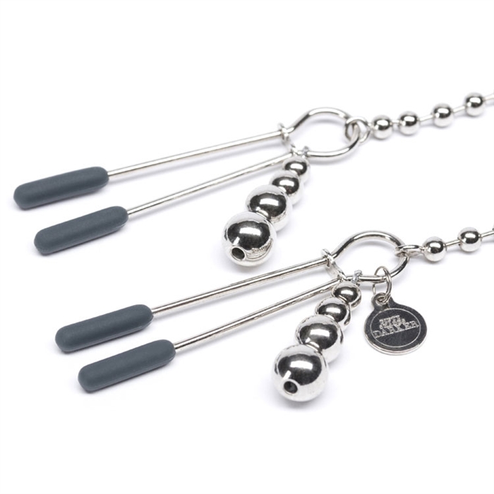 Picture of FSD - At My Mercy Beaded Chain Nipple Clamps