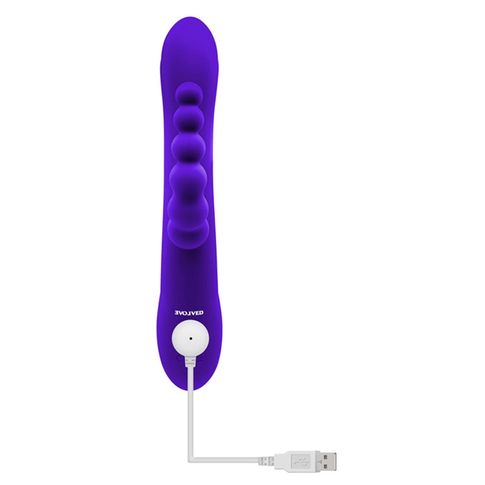 Picture of Lick Me Triple Stim Vibe - Silicone Purple