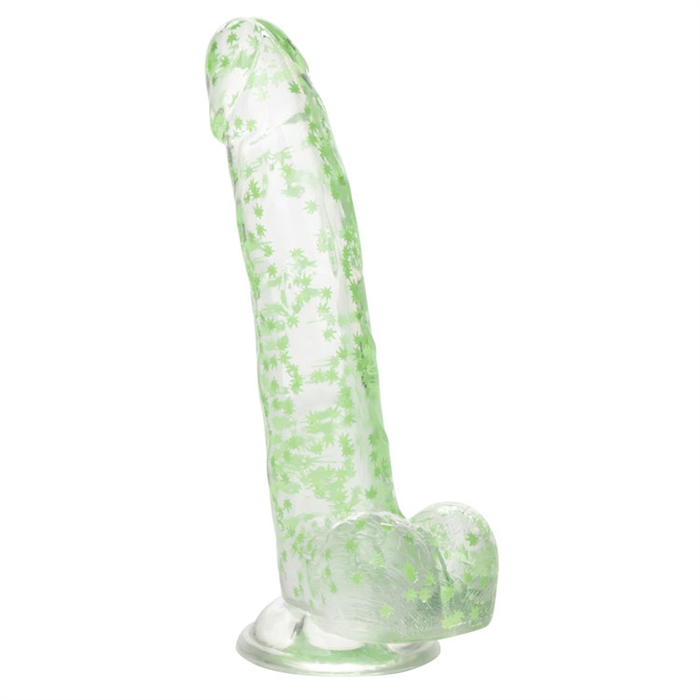 Picture of NB - I Leaf Dick Glow-In-The-Dark Weed Leaf Dildo