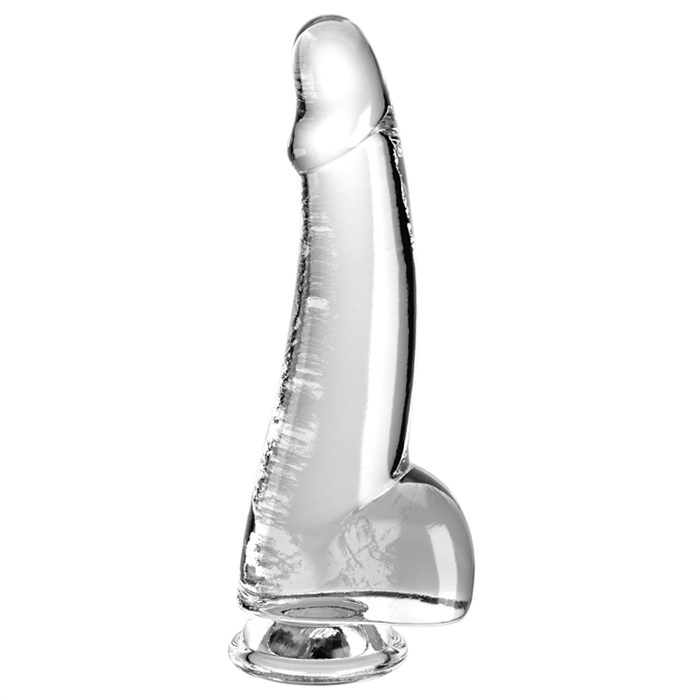 Picture of King Cock Clear 7.5" With Balls - Clear