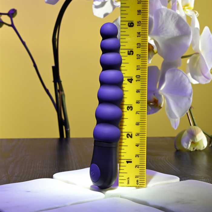 Picture of Beaded Beauty - Silicone Rechargeable - Purple