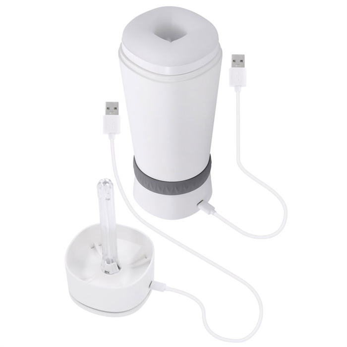 Picture of Twist & Stroke - Rechargeable Stroker - Frost