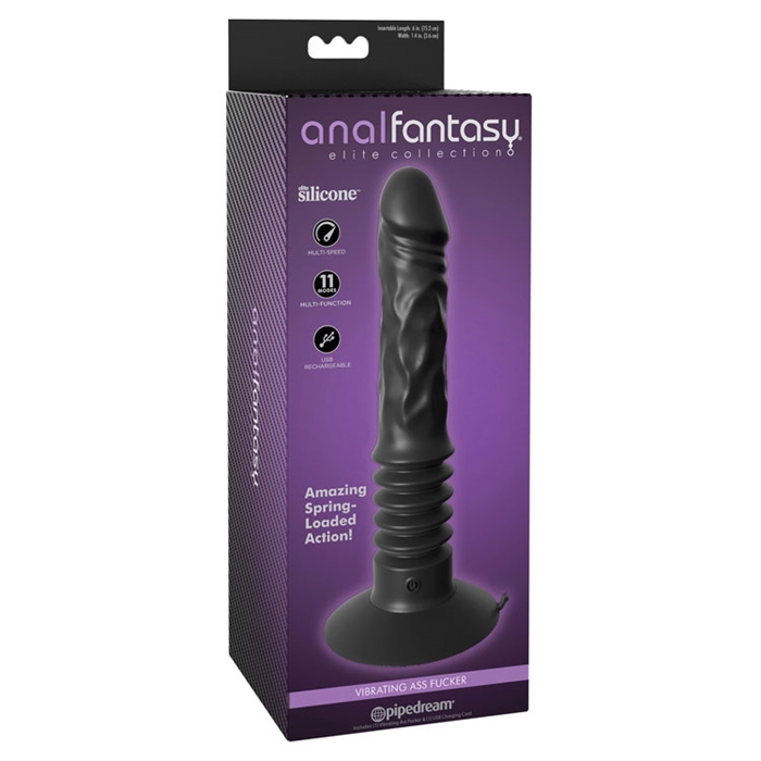 Picture of Anal Fantasy Elite Vibrating Ass Fucker - Black