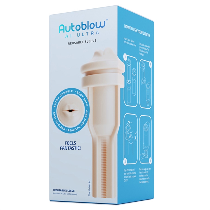 Picture of Autoblow AI Ultra Mouth Sleeve - Beige