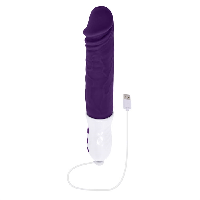 Picture of Plum Thrust - Silicone Rechargeable - Black