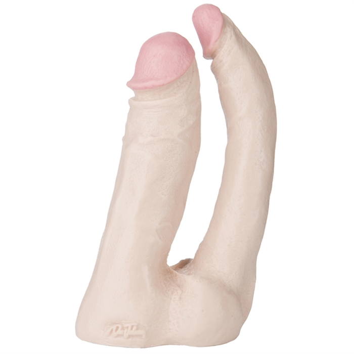 Picture of Vac-U-Lock Double Penetrator 6" White
