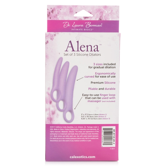 Picture of Dr. Laura Berman Alena Set of 3 Silicone Dilator