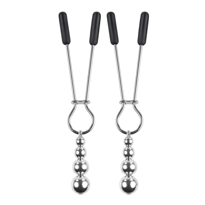 Picture of Beaded Nipple Clamps - Silver