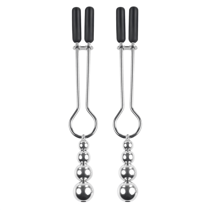 Picture of Beaded Nipple Clamps - Silver