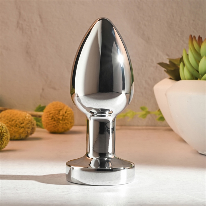 Picture of Rockin Metal Plug XL - Rechargeable - Silver