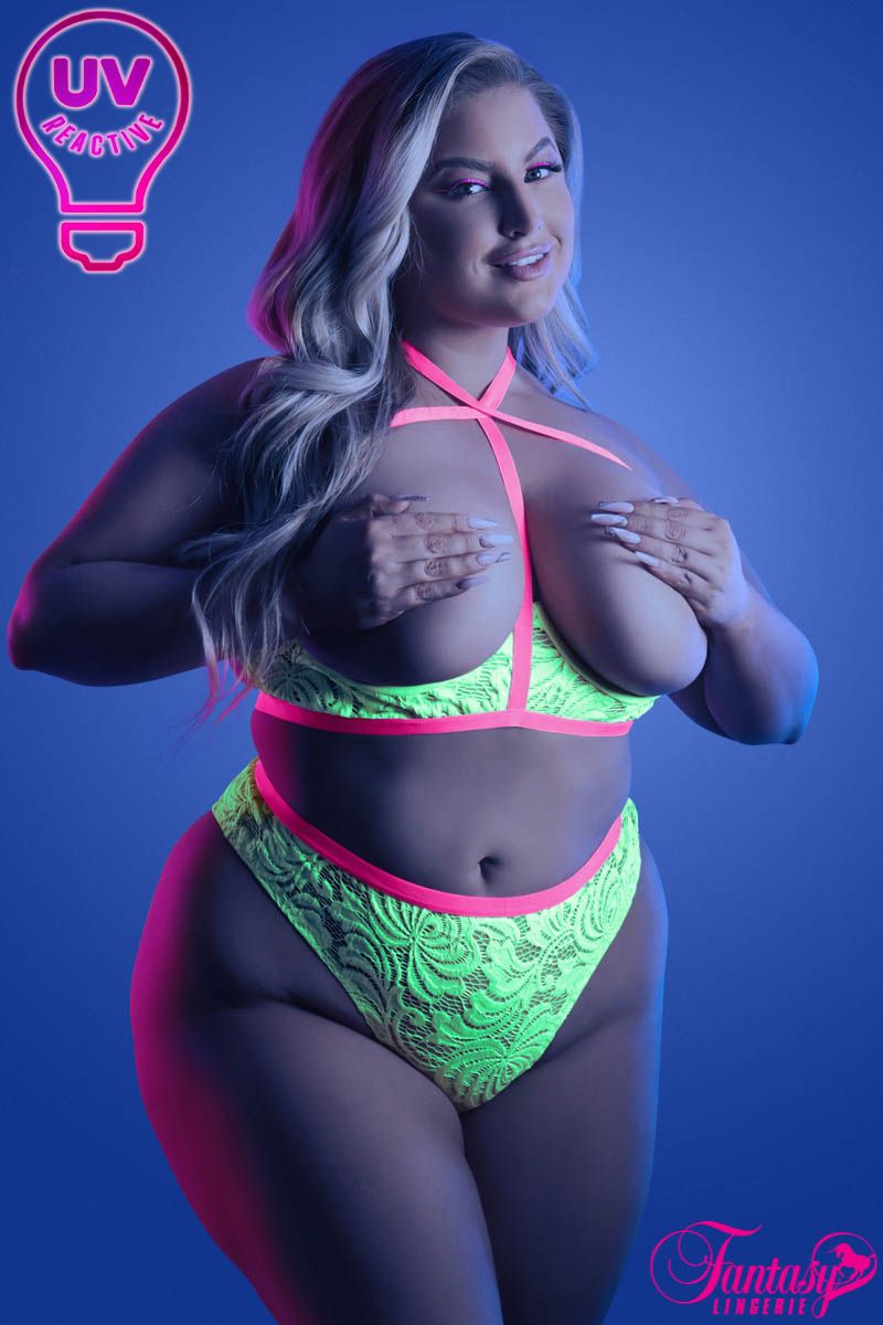 Picture of FAGL2120 - Neon Green-Neon Pink